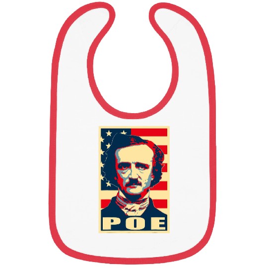 Edgar Allan Poe American Propaganda Pop Art Bibs
