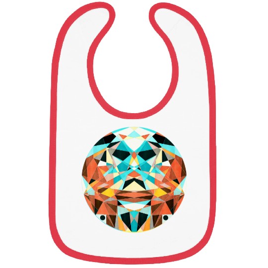 Circle Abstract Geometry Art Bibs