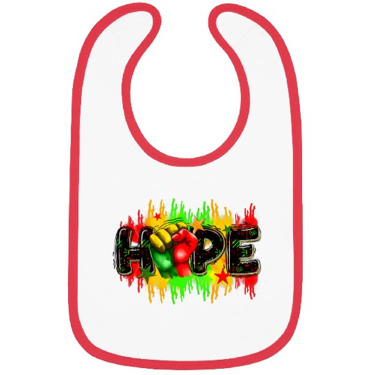 Hope Juneteenth Black Power Black History Black Lives Matter Bibs