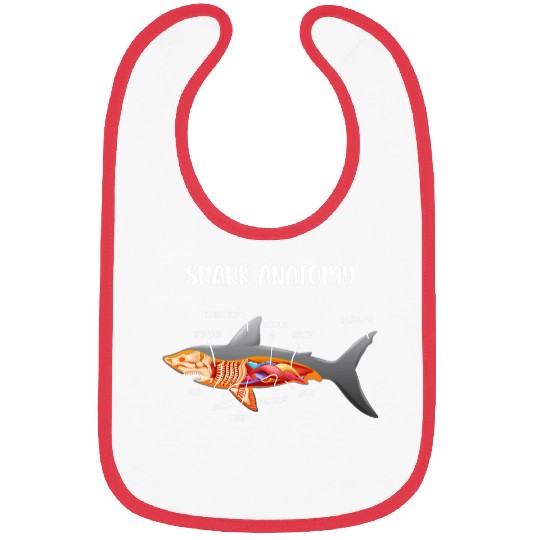 anatomy of a shark anatomical doctor veterinarian medicals Bibs