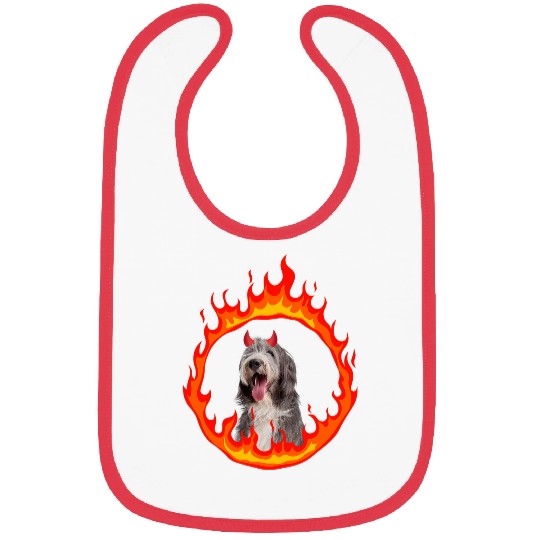 Devil Dog Bearded Collie 2 Bibs