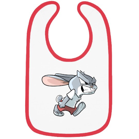 Rabbits Funny Angry Bunny Bibs