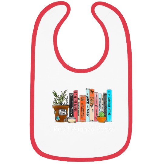 Reading Book I Read Banned Books black cats Reader Bookworm Women Reader Bibs