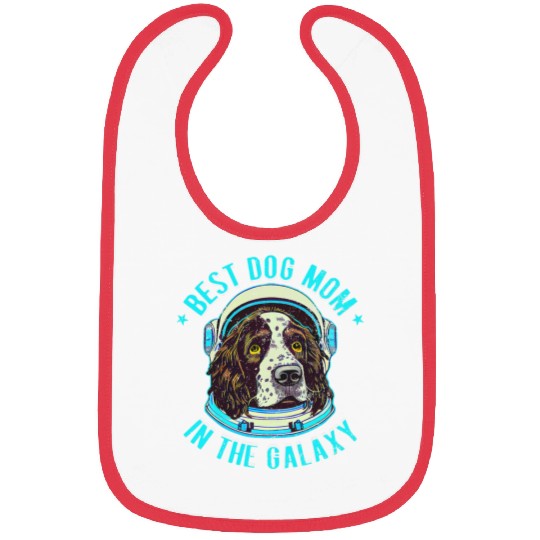 The bests Springer Spaniel dog Mom in the galaxy 438 Bibs