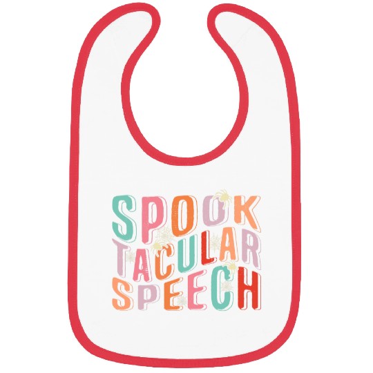 Cute SLP Pun Spooktacular Speech Bibs