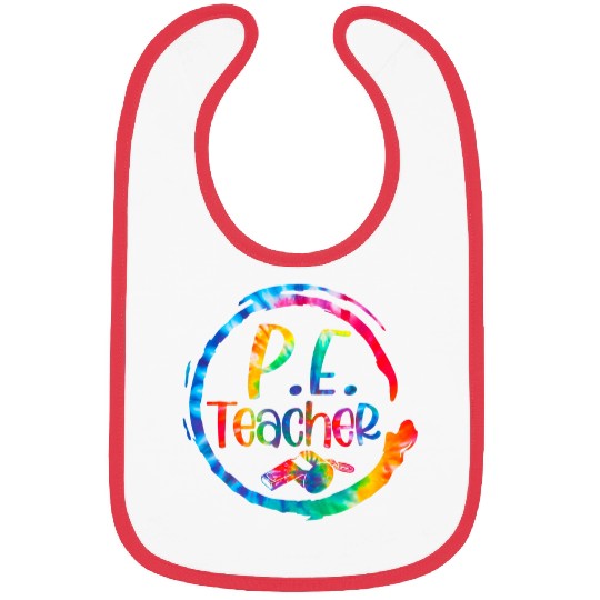 Tie Dye PE Physical Education Teacher Back To School Bibs