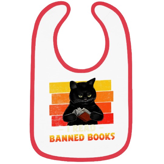 Reading Book I Read Banned Books Week Librarian Freadom Reader Nerd Men 2 Reader Bibs