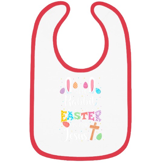 Rabbits Easter Rabbit Bunny Celebration Egg Hunting Festival Bibs