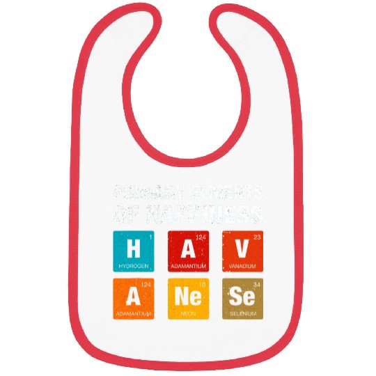 Dog Havanese Periodic Table Science Dog Lover Bibs