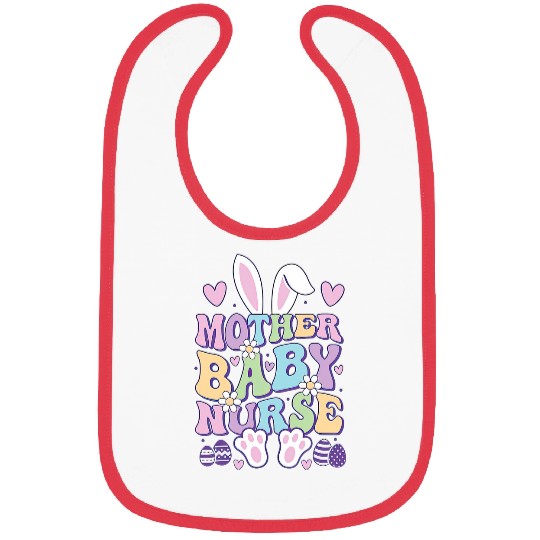 Happy Easter Day Mother Baby nurses Bibs