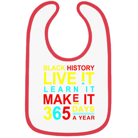Black History 365 days a year BLM Pro Black Power Bibs