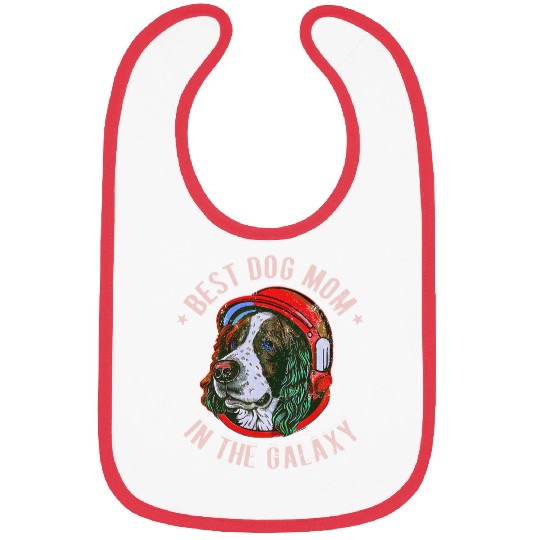 The bests Springer Spaniel dog Mom in the galaxy 28 Bibs