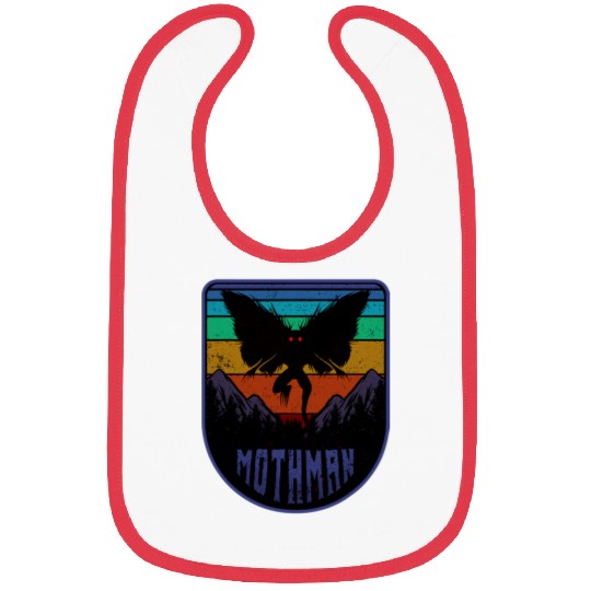 Mothman Cryptid Humanoid Creature Cryptidcore Folklore 78 Bibs