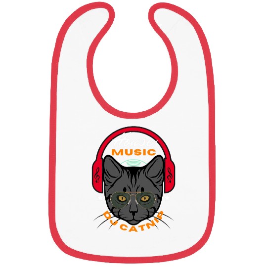 DJ Catnip 2Funny Audio Wave House Music Bibs