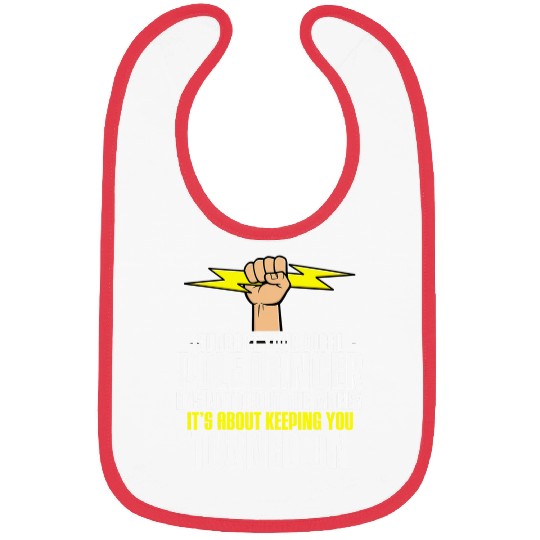 Lineman Dads Support Your Local Pole Dancer Lineman Bibs