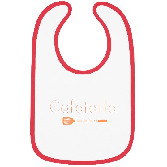 Cafeteria Crew design for lunch ladies or school cafe worker Bibs