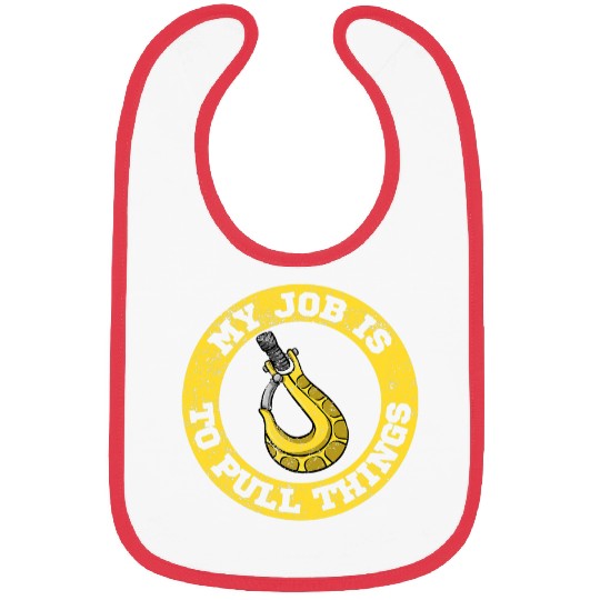 Camel Towing Tow Trucker Men My Job Is To Pull Things Bibs