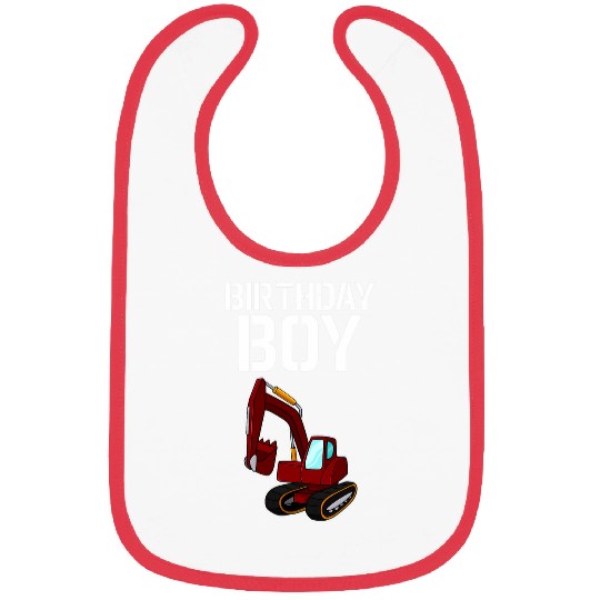 Children Site Manager Excavator Construction Worker 4 Bibs