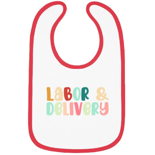 Retro Wildflowers Labor and Delivery nurses Back To School Bibs