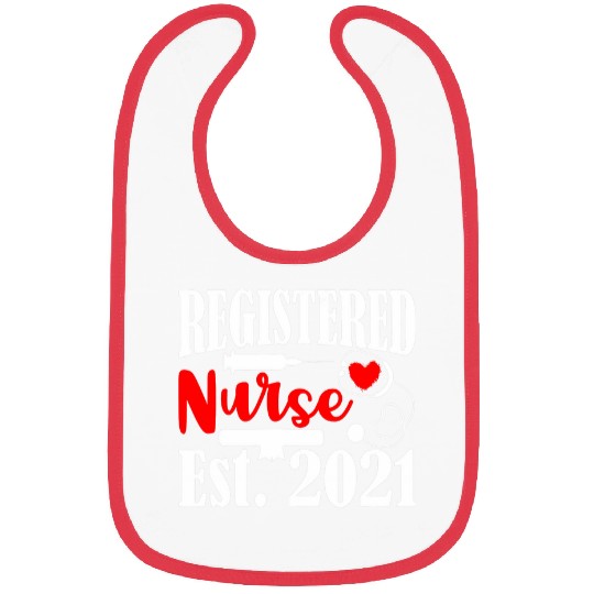 Nursing Student CNA ICU RN Nursing Graduation Him Her Bibs