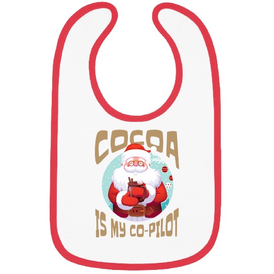 Hot Cocoa CoPilot Santa Chocolate Lover Bibs