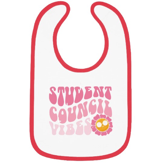 Groovy Student Council Vibes School Student Teacher Bibs