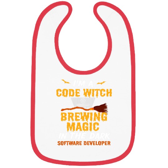 Halloween Programmer Coder Software Web Developer Coding Bibs
