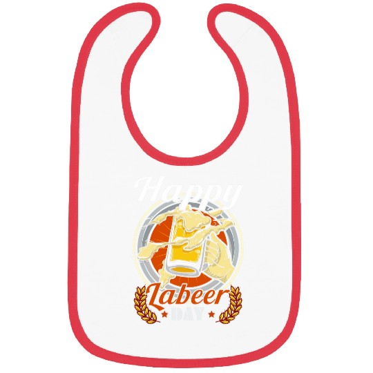 Funny Happy Labeer Day Labor Day Drink Beer Worker Employee Bibs