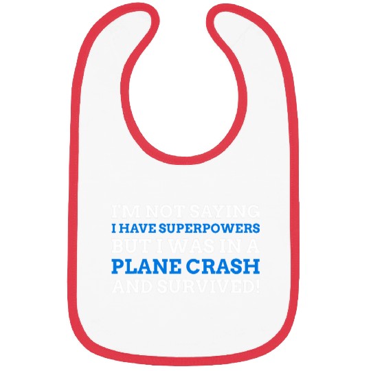 Humours Pilot Gift ideas Funny Plane Crash Bibs