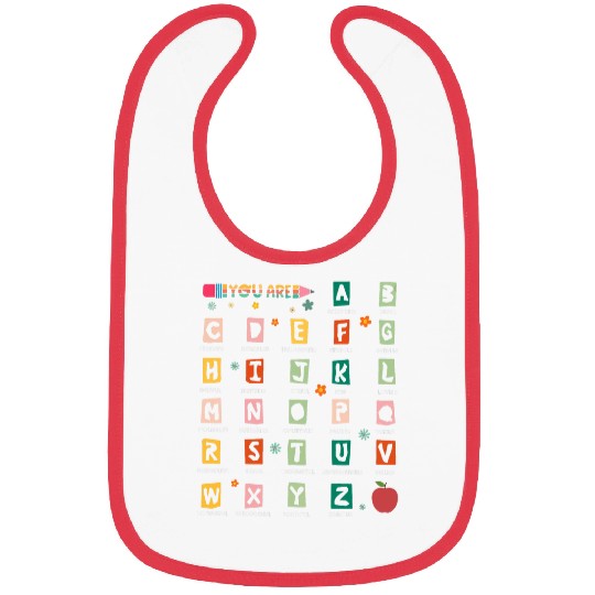 ABC Affirmation Alphabet Back To School Teacher Bibs
