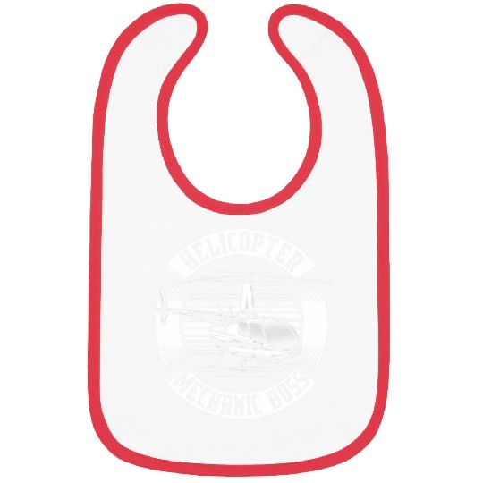 Helicopter Pilot Boss Aviator Copter Helicopter Mechanic Bibs
