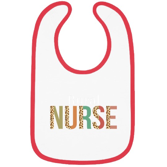Leopard Rural nurses Print For Nursing Student Bibs