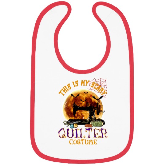 Sewing Machine Halloween Quilting scary costumes463 Bibs