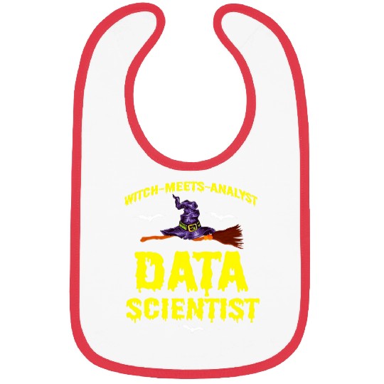 Halloween Data Scientist Mining Analyst Statistics Data Nerd 2 Bibs