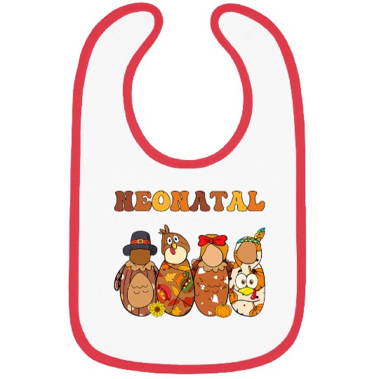 NICU Neonatal Intensive Care Unit Turkeys Thanksgiving Bibs