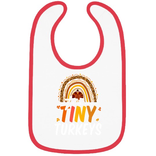 Funny NICU nurses Team Tiny Turkeys Bibs
