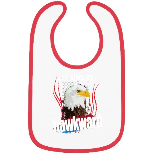 Eagle American Flag Bird Patriotic Design 23 Bibs