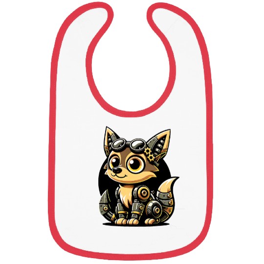 Fox Robots Robotics Engineering Technology Programmer Bibs