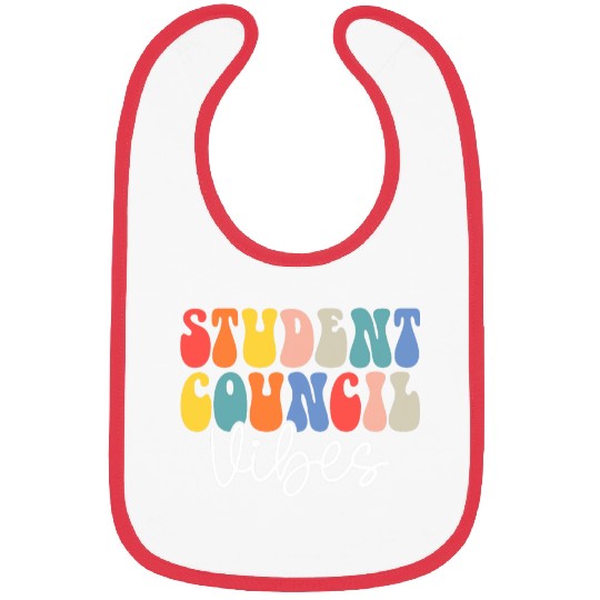 Groovy Student Council Vibes School Student Council 1 Bibs