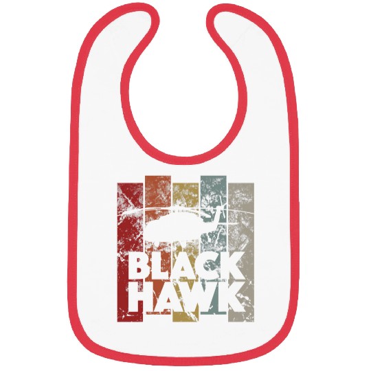 Retro Helicopter Aviation Pilot Aviator vintages Black Hawk Bibs