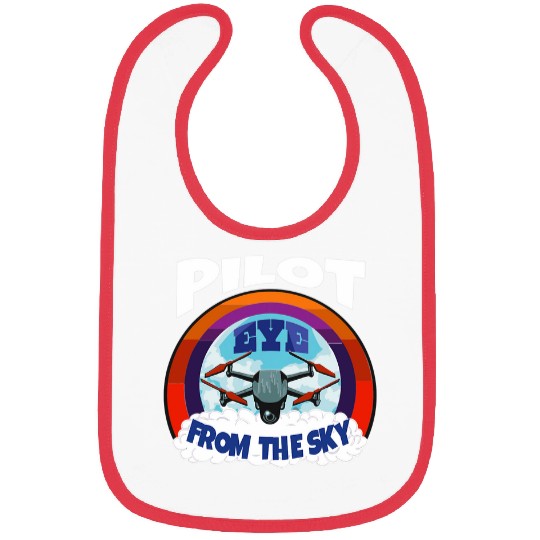Drone Pilot Eye From The Sky Quadcopter Drone Bibs