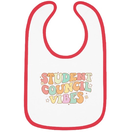 Groovy Student Council Vibes School Student Council Bibs
