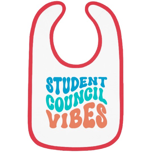Groovy Student Council Vibes School Student Council Vibe Bibs