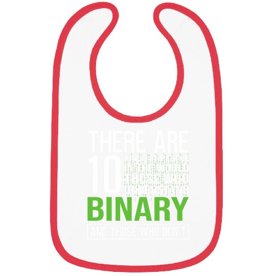Geek Binary Code Joke Programmer Bibs