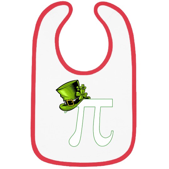 Pi Day 314 Math Geek Teacher Student St Patricks Pi Day Bibs