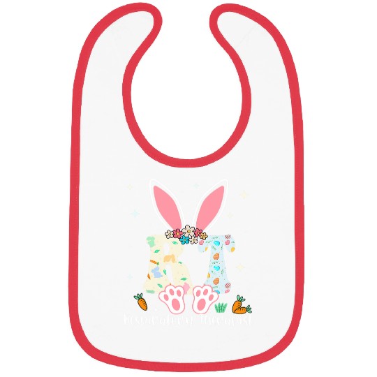 Respiratory Therapist Easter Day Bunny RT nurses Bibs