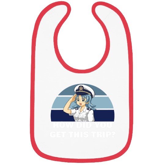 Funny Flight Attendant Gift Pilot How Did You Get This Trip Bibs