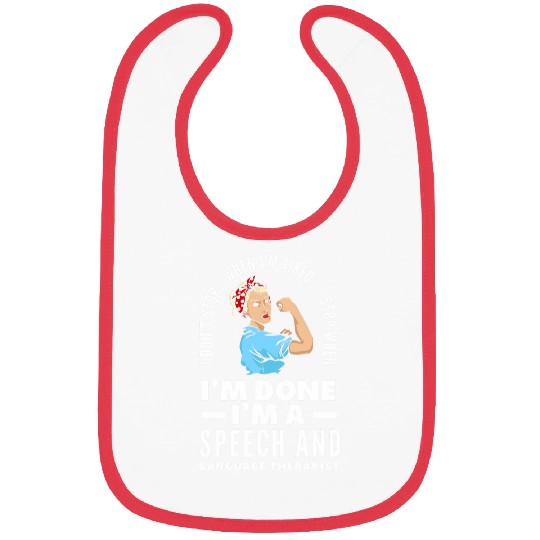 Funny Speech Therapist Speech Language Pathologist SLP Bibs