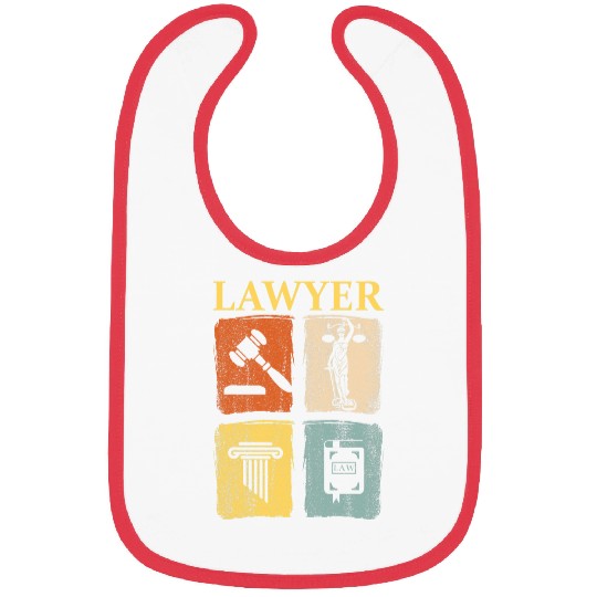 Lawyer Law School Graduation Student Litigator Attorney 3 Bibs
