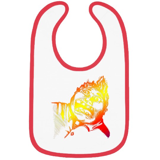 Priest Hell Demon Horror Gothic Bibs